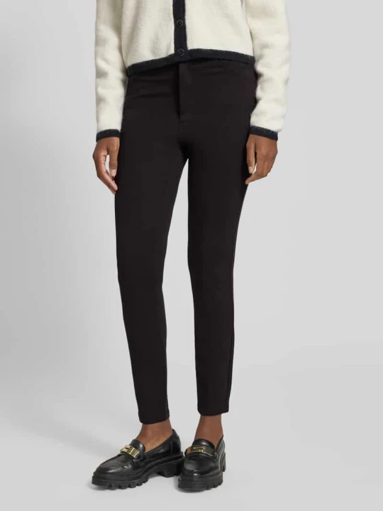 Zdjęcie produktu Jeansy o kroju skinny fit z wpuszczanymi kieszeniami Liu Jo Czarny