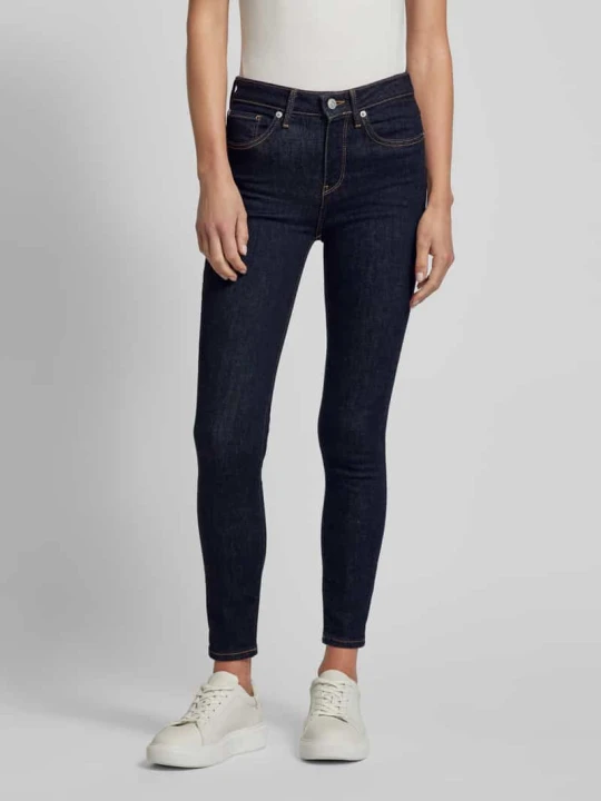 Zdjęcie produktu Jeansy o kroju skinny fit z zapięciem na guzik Tommy Hilfiger Granatowy