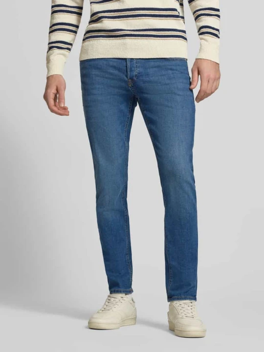 Zdjęcie produktu Jeansy o kroju slim fit Model 'GLENN' Jack&Jones Jeansowy niebieski