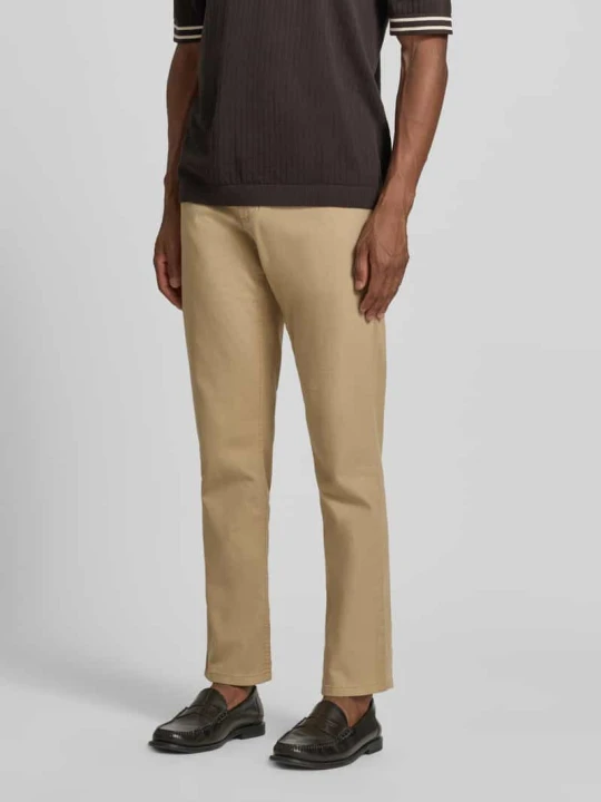 Zdjęcie produktu Jeansy o kroju slim fit w 5 kieszeni Christian Berg Camel