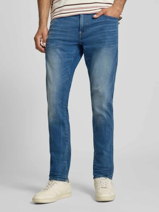 Zdjęcie produktu Jeansy o kroju slim fit w 5 kieszeni model 'REVEND' G-Star Raw Jeansowy niebieski