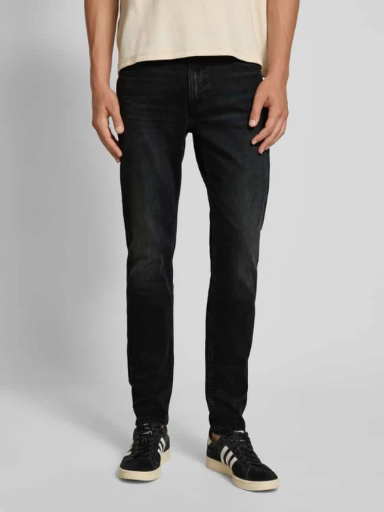 Zdjęcie produktu Jeansy o kroju slim fit z 5 kieszeniami Calvin Klein Jeans Czarny