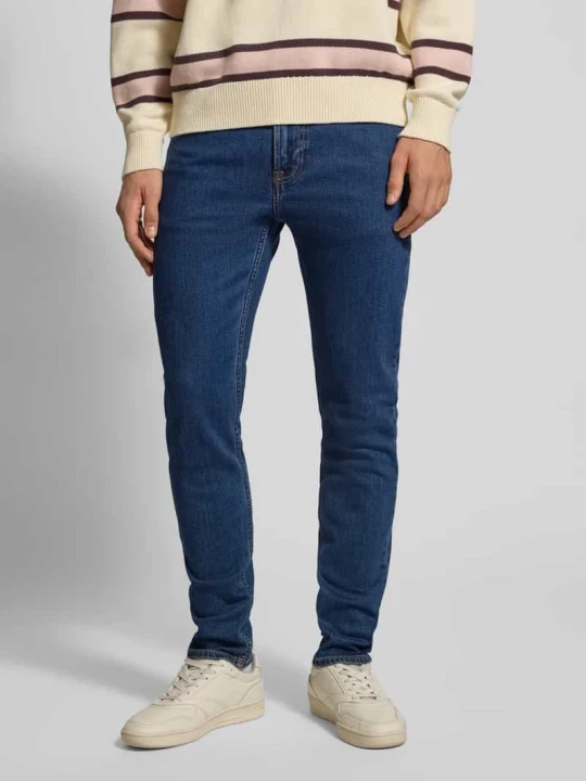 Zdjęcie produktu Jeansy o kroju slim fit z 5 kieszeniami Calvin Klein Jeans Jeansowy niebieski