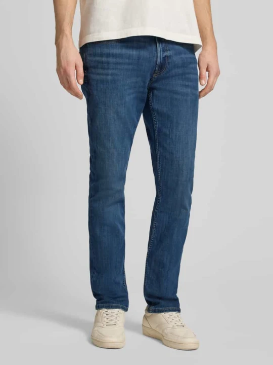 Zdjęcie produktu Jeansy o kroju slim fit z 5 kieszeniami Calvin Klein Jeans Ciemnoniebieski