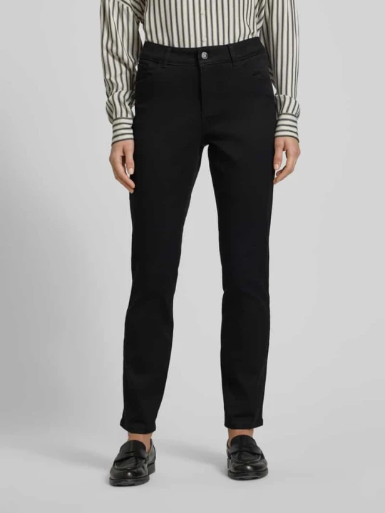 Zdjęcie produktu Jeansy o kroju slim fit z 5 kieszeniami Christian Berg Czarny