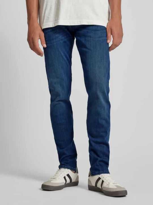 Zdjęcie produktu Jeansy o kroju slim fit z 5 kieszeniami model ‘ANBASS’ Replay Ciemnoniebieski