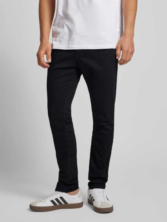 Zdjęcie produktu Jeansy o kroju slim fit z 5 kieszeniami model ‘AUSTIN’ Tommy Jeans Czarny