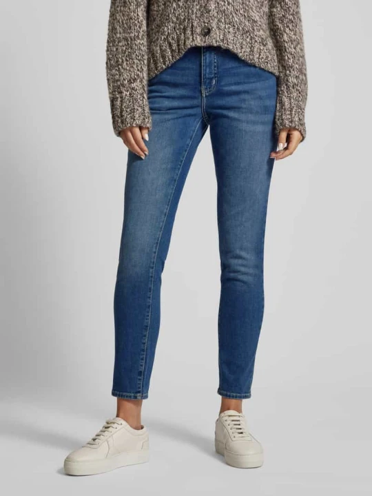 Zdjęcie produktu Jeansy o kroju slim fit z 5 kieszeniami model ‘Catia’ Someday Jeansowy niebieski