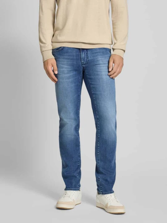 Zdjęcie produktu Jeansy o kroju slim fit z 5 kieszeni model 'Chuck' BRAX Niebieski