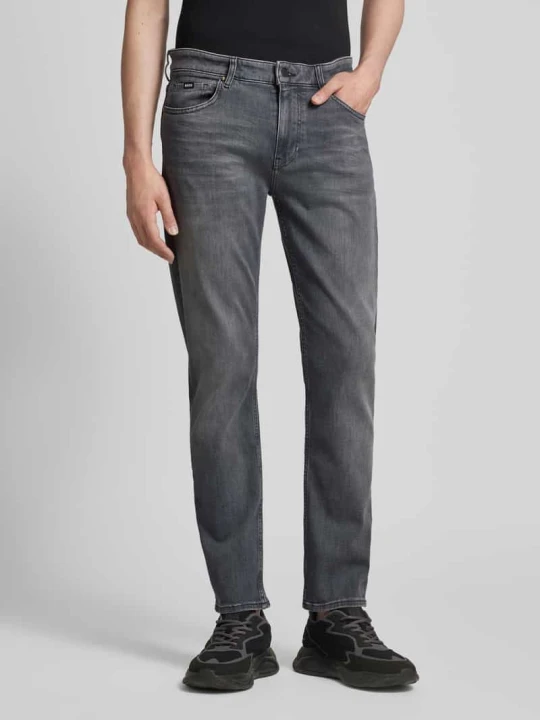Zdjęcie produktu Jeansy o kroju slim fit z 5 kieszeniami model ‘Delaware’ Boss Średnioszary