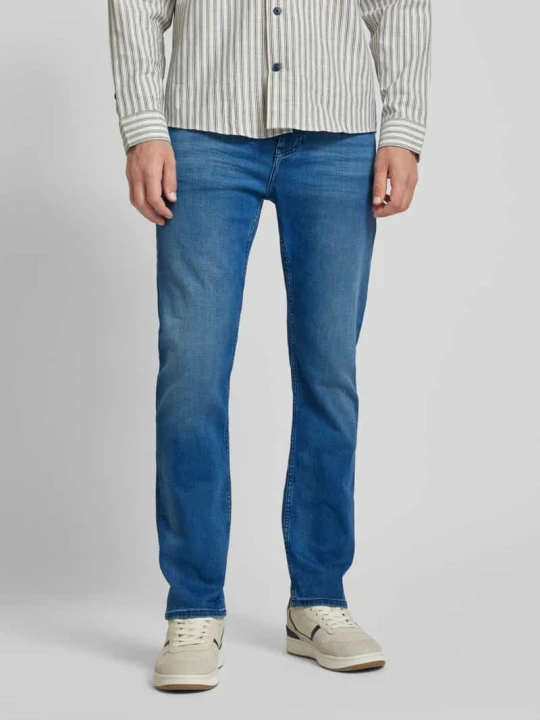 Zdjęcie produktu Jeansy o kroju slim fit z 5 kieszeniami model ‘Delaware’ Boss Niebieski