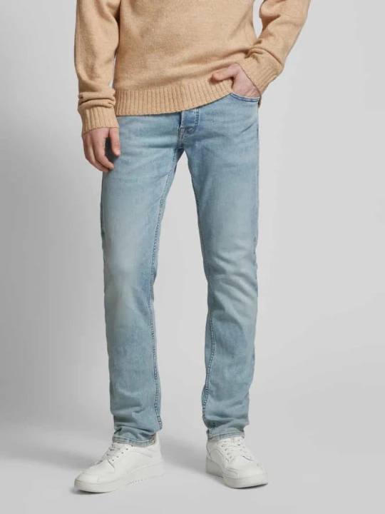 Zdjęcie produktu Jeansy o kroju slim fit z 5 kieszeniami model ‘GLENN’ Jack&Jones Jasnoniebieski