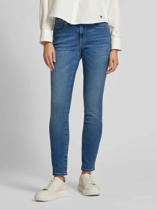 Zdjęcie produktu Jeansy o kroju slim fit z 5 kieszeniami model ‘JACKIE MR 4.0’ Boss Niebieski