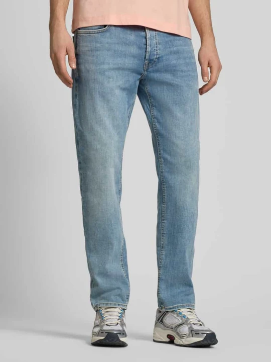 Zdjęcie produktu Jeansy o kroju slim fit w 5 kieszeni model „Mike” Jack&Jones Jasnoniebieski