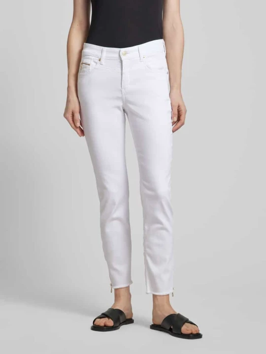 Zdjęcie produktu Jeansy o kroju slim fit z 5 kieszeniami model ‘Rich’ MAC Biały