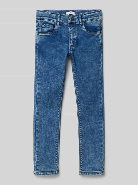 Zdjęcie produktu Jeansy o kroju slim fit z 5 kieszeniami model ‘SALLI’ NAME IT Niebieski