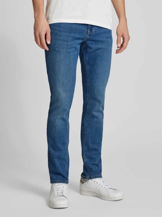 Zdjęcie produktu Jeansy o kroju slim fit z 5 kieszeniami model ‘SCANTON’ Tommy Jeans Jeansowy niebieski