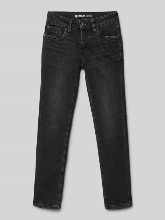 Zdjęcie produktu Jeansy o kroju slim fit z 5 kieszeniami model ‘TAVIO’ Garcia Czarny