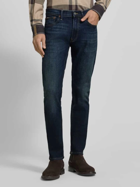 Zdjęcie produktu Jeansy o kroju slim fit z 5 kieszeniami Polo Ralph Lauren Ciemnoniebieski