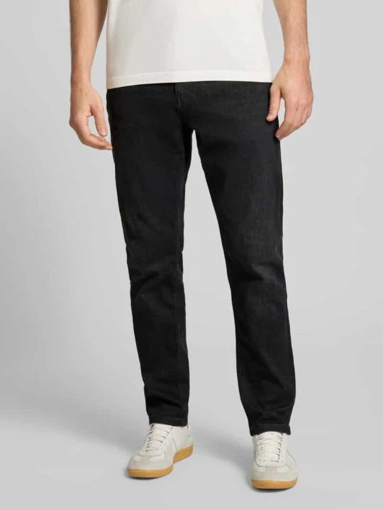 Zdjęcie produktu Jeansy o kroju slim fit w stylu 5 kieszeni REVIEW Czarny