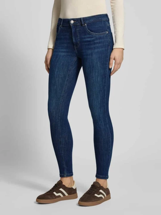 Zdjęcie produktu Jeansy o kroju slim fit z 5 kieszeniami REVIEW Ciemnoniebieski