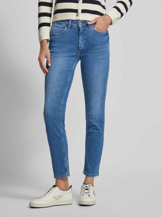 Zdjęcie produktu Jeansy o kroju slim fit w 5 kieszeni Smith & Soul Jeansowy niebieski