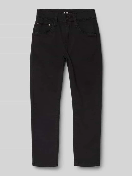 Zdjęcie produktu Jeansy o kroju slim fit z bawełną s.Oliver Czarny