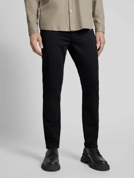 Zdjęcie produktu Jeansy o kroju slim fit z detalem z logo model ‘DELAWARE’ Boss Czarny
