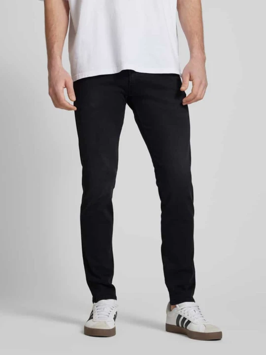 Zdjęcie produktu Jeansy o kroju slim fit z dodatkiem streczu model ‘Anbass’ Replay Ciemnoszary