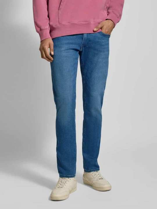 Zdjęcie produktu Jeansy o kroju slim fit z dodatkiem streczu model ‘Anbass’ Replay Jeansowy niebieski