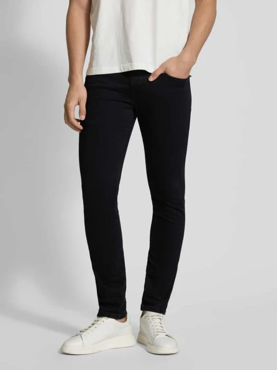 Zdjęcie produktu Jeansy o kroju slim fit z dodatkiem streczu model ‘Troy’ Tom Tailor Czarny