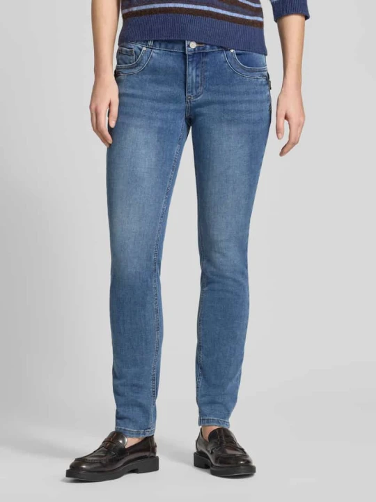 Zdjęcie produktu Jeansy o kroju slim fit z dodatkiem wiskozy w stylu 5 kieszeni Buena Vista Niebieski