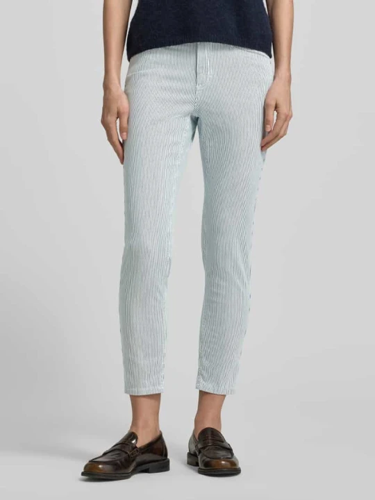 Zdjęcie produktu Jeansy o kroju slim fit z elastycznym pasem model 'Ornella' Angels Biały