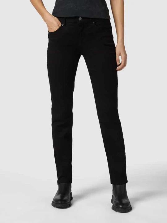 Zdjęcie produktu Jeansy o kroju slim fit z kieszenią zapinaną na zamek błyskawiczny MAC Czarny