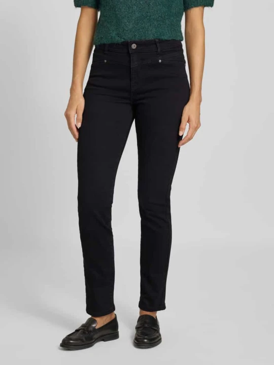 Zdjęcie produktu Jeansy o kroju slim fit z kieszeniami z tyłu Christian Berg Czarny