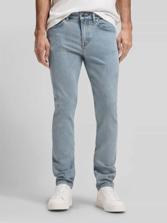 Zdjęcie produktu Jeansy o kroju slim fit z mieszanki bawełny model 'DELAWARE' Boss Jasnoniebieski