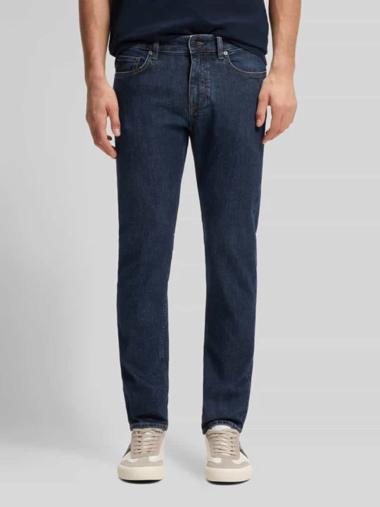 Zdjęcie produktu Jeansy o kroju slim fit z Mieszanka bawełny Model 'DELAWARE BO' Boss Niebieski