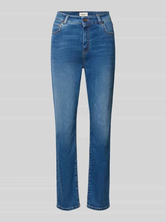 Zdjęcie produktu Jeansy o kroju slim fit z mieszanka bawełny model 'LANA' Weekend Max Mara Jeansowy niebieski