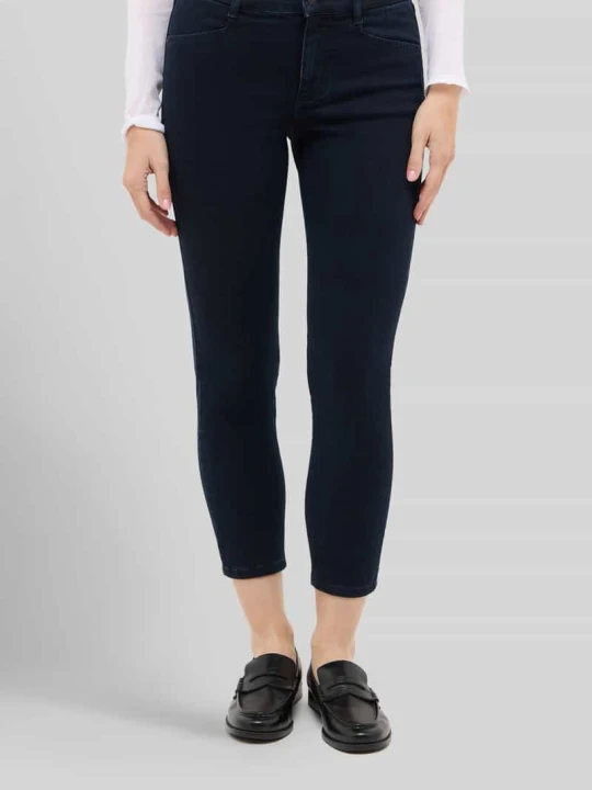 Zdjęcie produktu jeansy o kroju slim fit z mieszanka bawełny model 'ORNELLA SPORTY' Angels Ciemnoniebieski