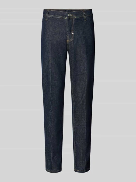 Zdjęcie produktu jeansy o kroju slim fit z mieszanki bawełny Antony Morato Ciemnoniebieski