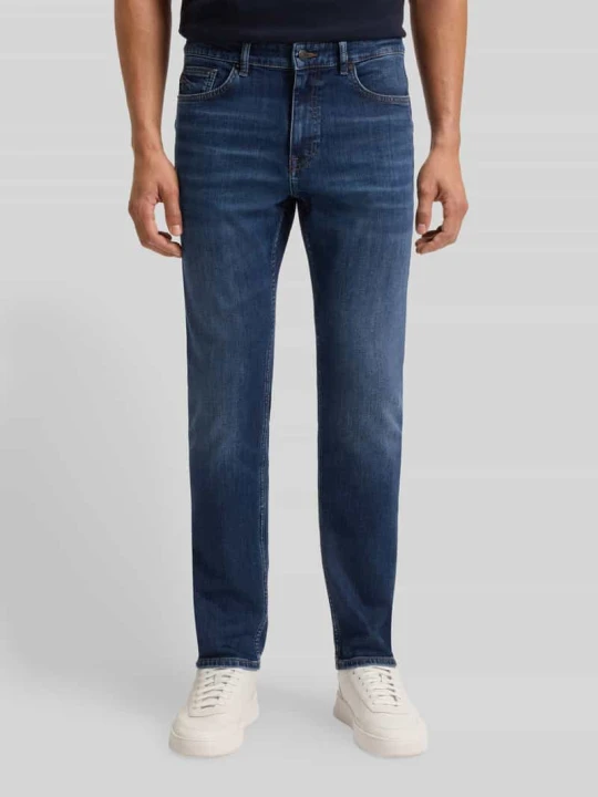 Zdjęcie produktu Jeansy o kroju slim fit z mieszanki bawełny Boss Niebieski