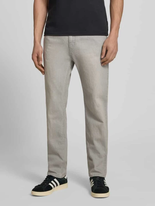 Zdjęcie produktu Jeansy o kroju slim fit z mieszanki bawełny model 'ASH' Hugo Jasnoszary