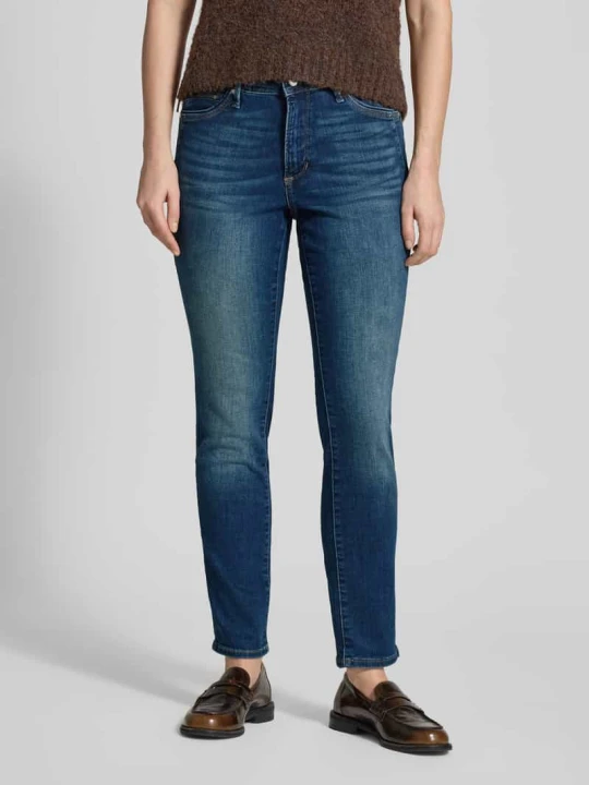 Zdjęcie produktu Jeansy o kroju slim fit z mieszanki bawełny model 'BETSY' s.Oliver Jeansowy niebieski