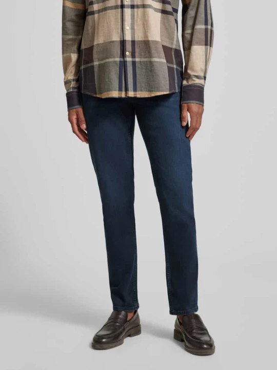 Zdjęcie produktu Jeansy o kroju slim fit z mieszanki bawełny model ‘BLEECKER’ Tommy Hilfiger Ciemnoniebieski