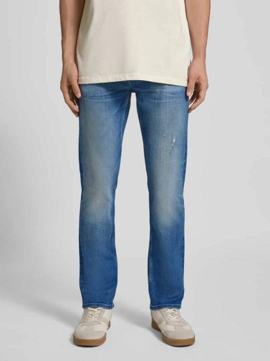 Zdjęcie produktu Jeansy o kroju slim fit z mieszanki bawełny model ‘DELAWARE BO’ Boss Jasnoniebieski