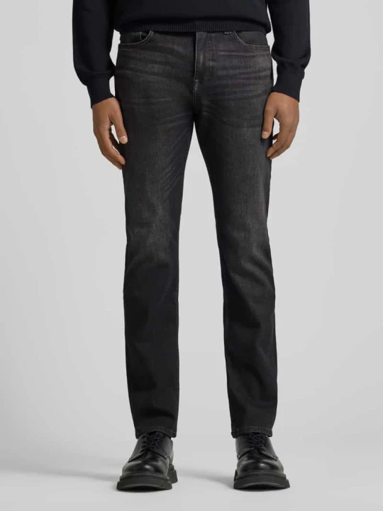 Zdjęcie produktu Jeansy o kroju slim fit z mieszanki bawełny model 'DELAWARE BO S.ELECTION Boss Antracytowy