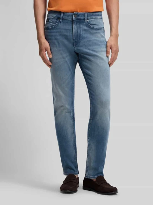 Zdjęcie produktu Jeansy o kroju slim fit z mieszanki bawełny model 'DELAWARE' Boss Jeansowy niebieski