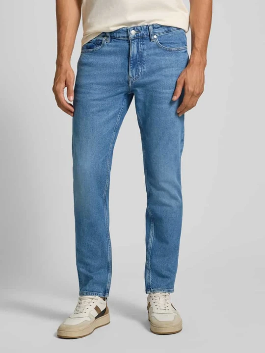 Zdjęcie produktu Jeansy o kroju slim fit z mieszanki bawełny model ‘DELAWARE’ Boss Królewski niebieski