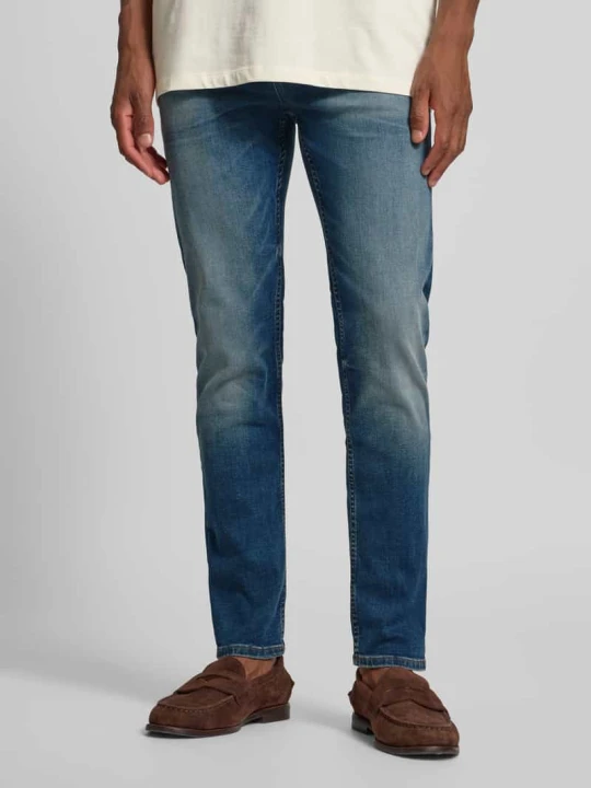 Zdjęcie produktu Jeansy o kroju slim fit z mieszanki bawełny Model 'DELAWARE' Boss Jeansowy niebieski