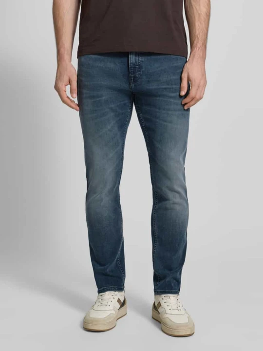Zdjęcie produktu Jeansy o kroju slim fit z mieszanki bawełny Model 'DELAWARE' Boss Jeansowy niebieski